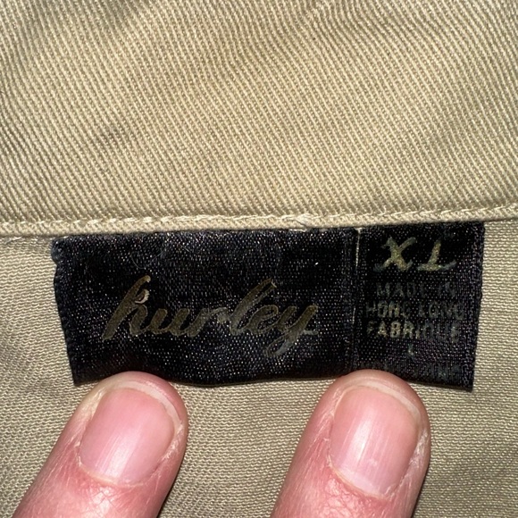 Tan Hurley Bomber Jacket XL - Picture 10 of 11